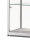 Standvitrine 40 cm breit aus Glas und Alu Silber mit LED Beleuchtung oben und seitlich Säulenvitrine Glasvitrine beleuchtet Ausstellungsvitrine Präsentationsvitrine abschließbar