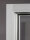 Staubdichte Vitrine 100 cm breit aus Glas und Alu Silber mit LED Beleuchtung Glasvitrine 100 x 40 cm staubgeschützt freistehende Vitrine grau Ausstellungsvitrine mit Beleuchtung abschließbar