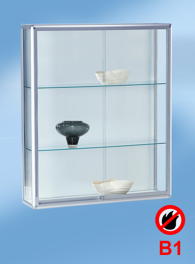 Brandschutz Wandvitrine 82 cm breit B1