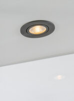 Vitrine 100 cm breit aus Glas und Alu Schwarz mit LED Beleuchtung oben und seitlich Glasvitrine beleuchtet 100 x 40 x 200 cm mit LED Decken- und Seitenbeleuchtung schwarze Präsentationsvitrine abschließbar