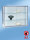 Brandschutz Wandvitrine Glas alu silber Hängevitrine nach Brandschutzklasse A A1 und A2-S1 100 cm breite Glasvitrine mit höchstem Schutz für Schulen geeignet