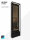 Billard Queue Vitrine 60 cm breit aus Glas und Alu Schwarz mit rundum LED-Strips Edle Glasvitrine Schrank für Queues inklusive Ständer für 6 Queues abschließbar mit Rückwand schwarz beleuchtet mit LED-Streifen Beleuchtung Präsentationsvitrine mit Sockel