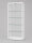 Vitrine 80 cm breit aus Glas und Alu Weiss mit LED Beleuchtung oben Glasvitrine Weiss 80 x 40 Präsentationsvitrine Standvitrine mit Beleuchtung abschließbar